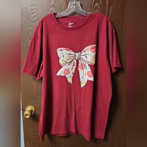 NWOT Urban Pipeline shirt with cute Teacher Bow Ribbon